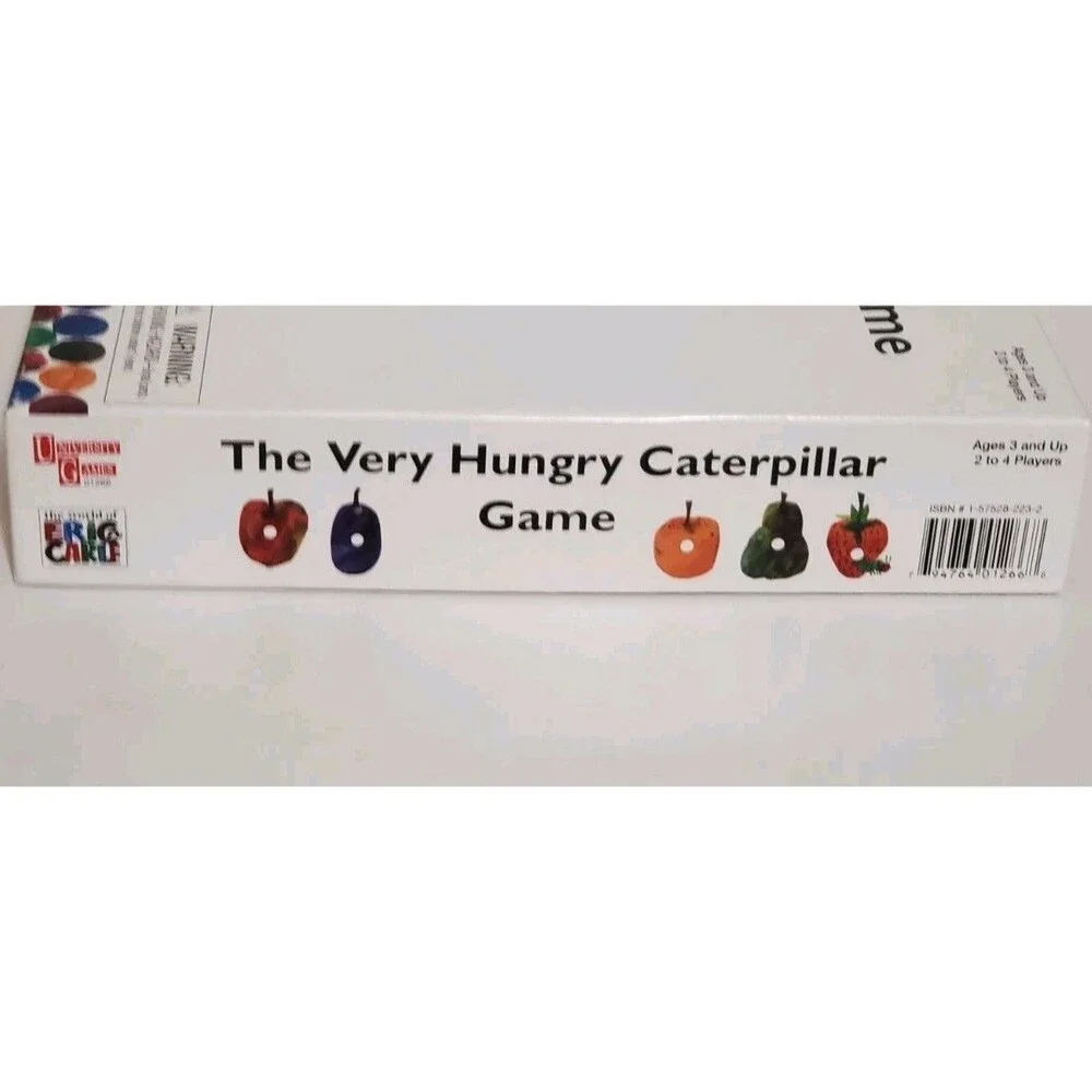 The Very Hungry Caterpillar Game Of Counting Colors & Contrasts Eric Carle 3+